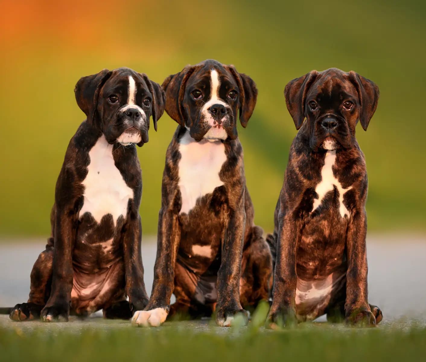 three dogs